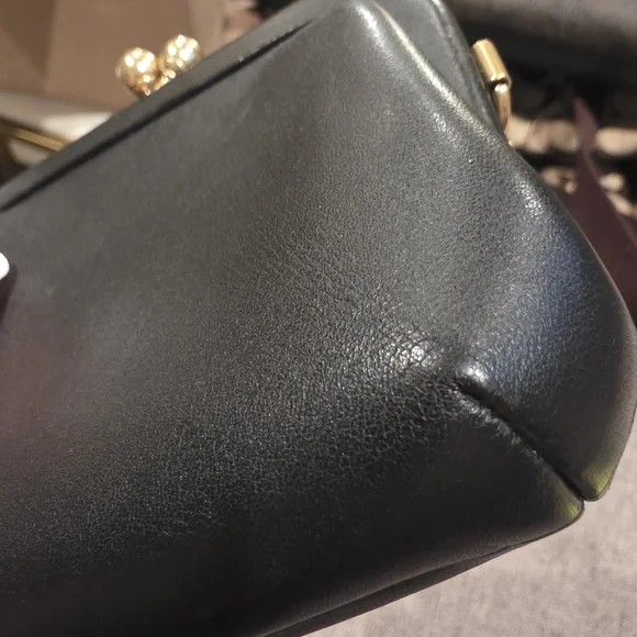 Coach 1941 Collection Black Leather Kiss-Lock with ROGUE tag - Picture 7 of 12